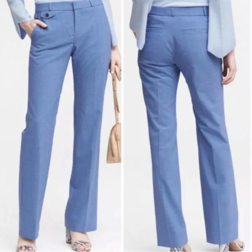 Light blue slacks with lining